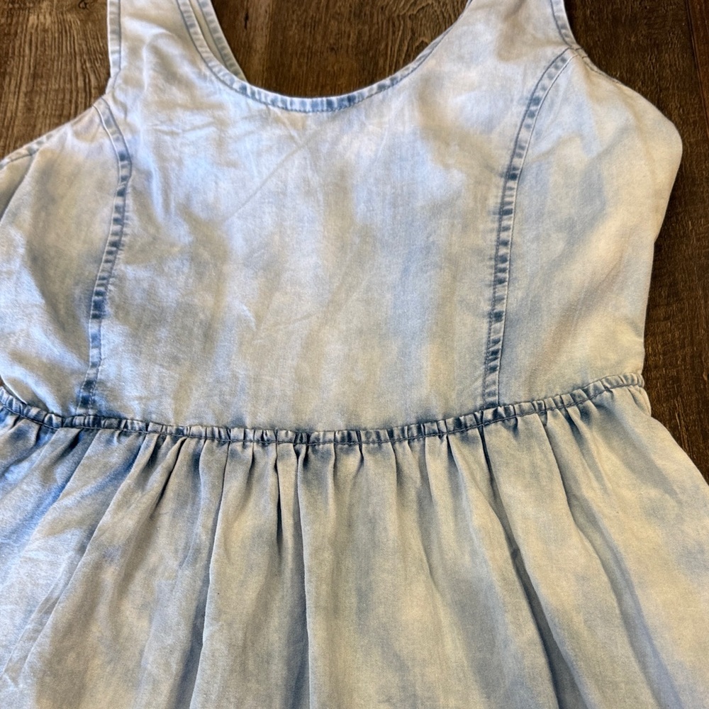 Rue21 Light Blue Denim Women’s Casual Dress 7/8 - Picture 4 of 5